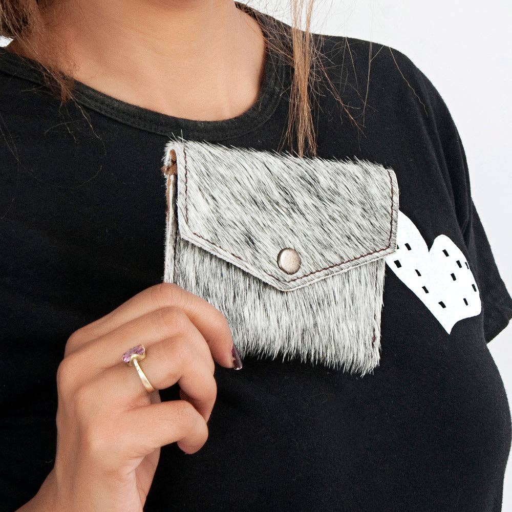ADBGZ141 Hair-on Wallet