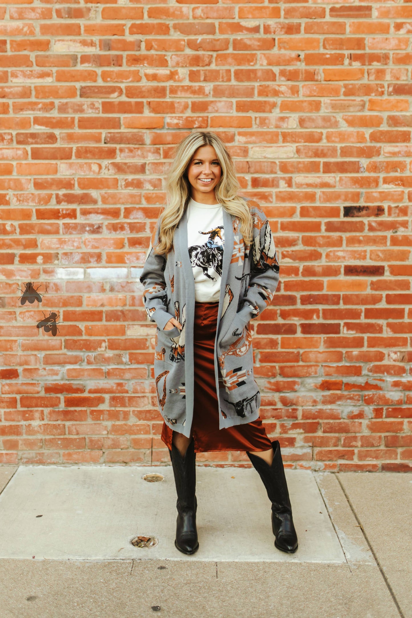 WESTY WRANGLER CARDIGAN SWEATER