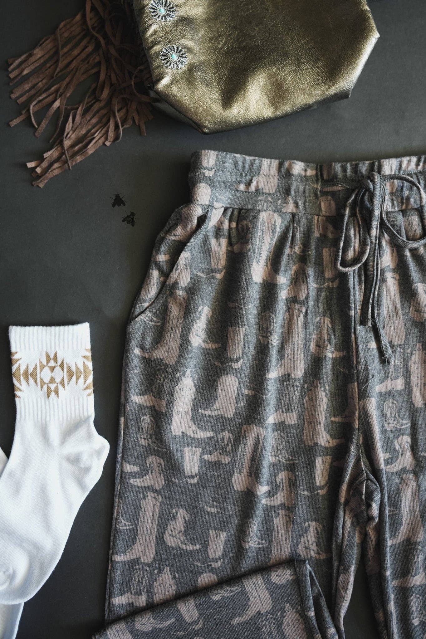 BOOT SCOOT LARIAT LOUNGE JOGGERS