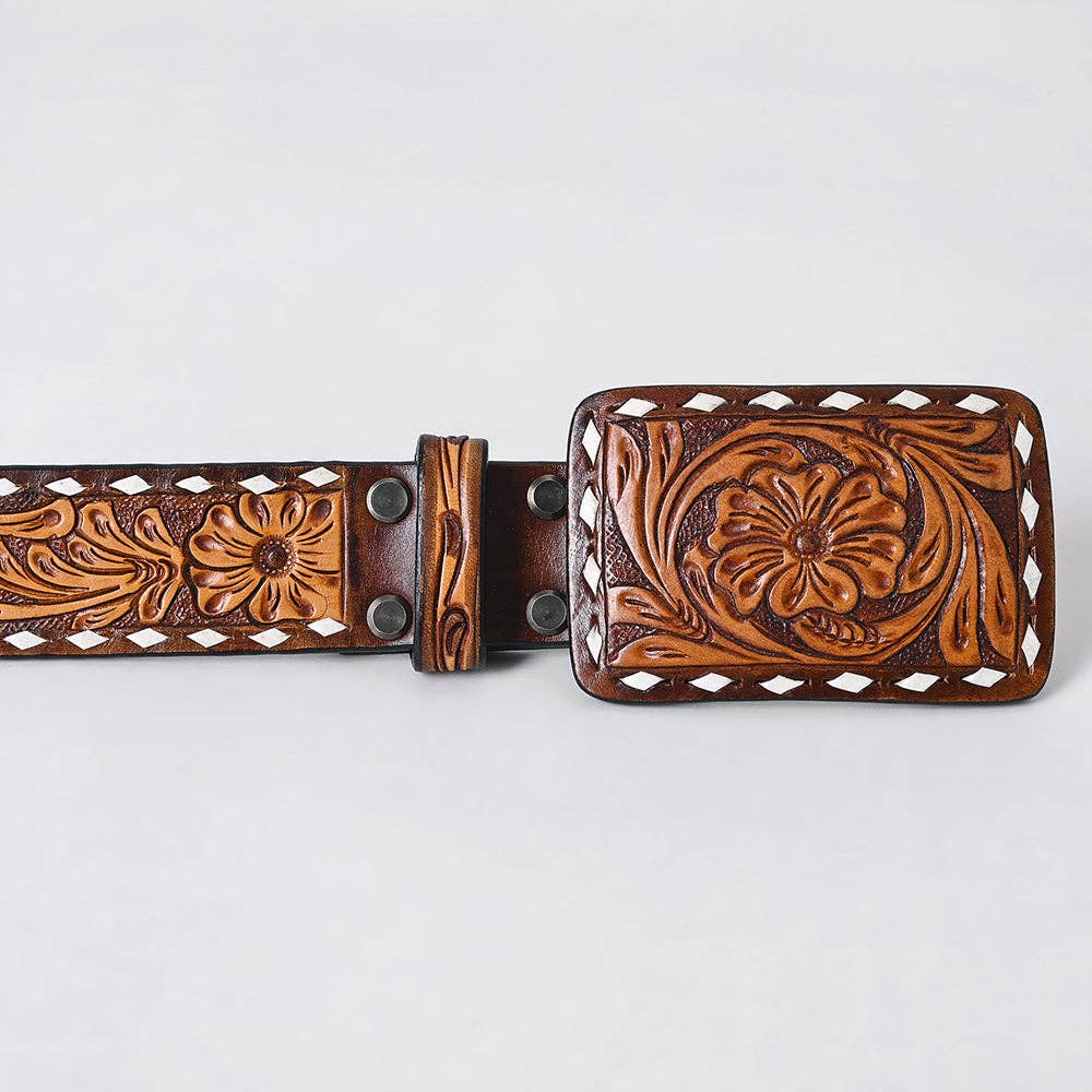 ADBLF281 Genuine American Leather Belt Men and Women