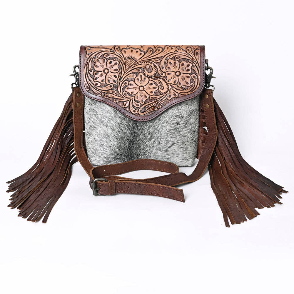 Crossbody Genuine Leather western Purse