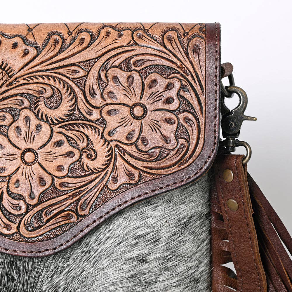 Crossbody Genuine Leather western Purse
