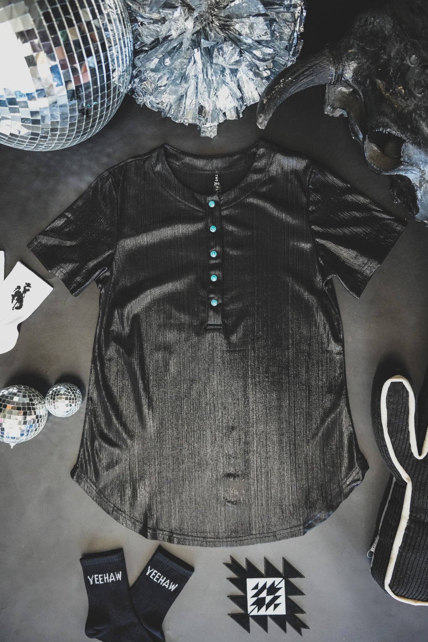 Turquoise Pearl Shirt