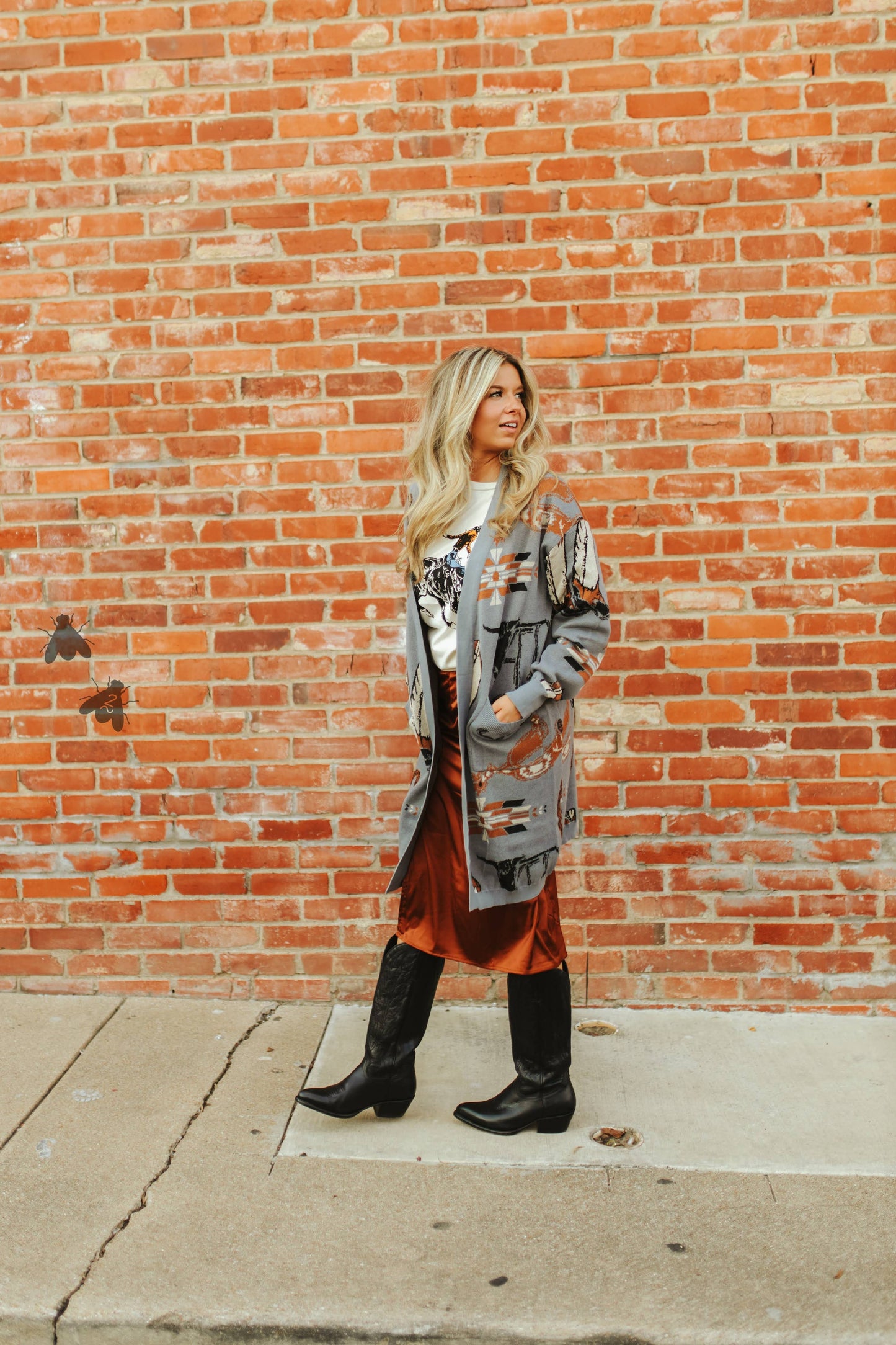 WESTY WRANGLER CARDIGAN SWEATER