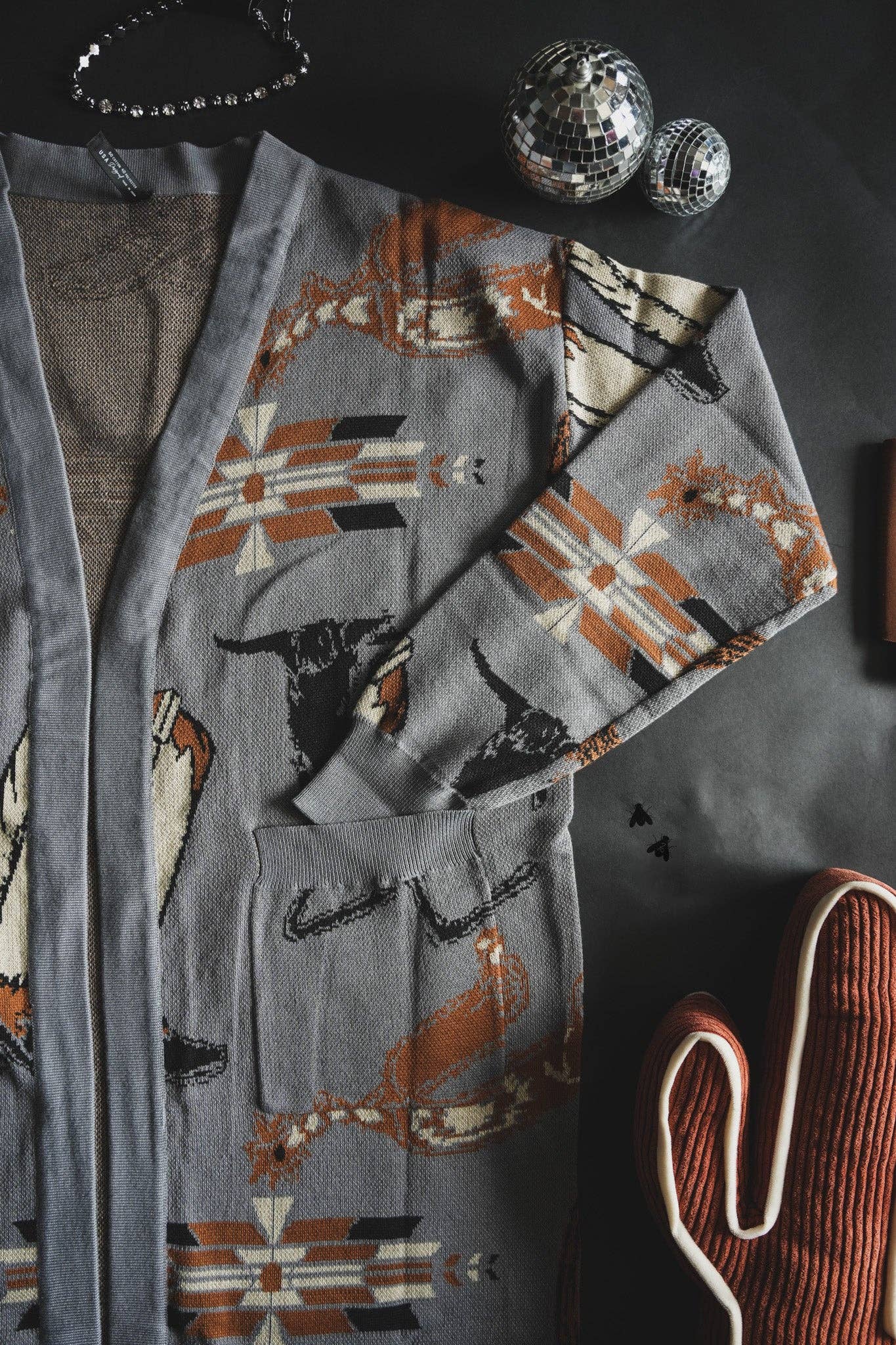 WESTY WRANGLER CARDIGAN SWEATER