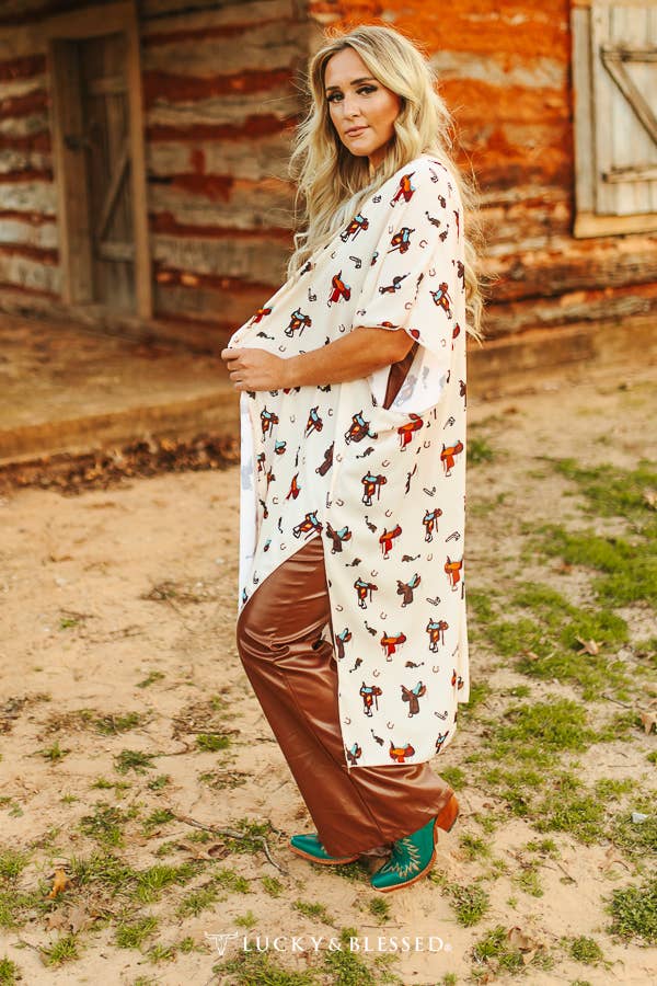 Cream Rodeo Duster/Cardigan