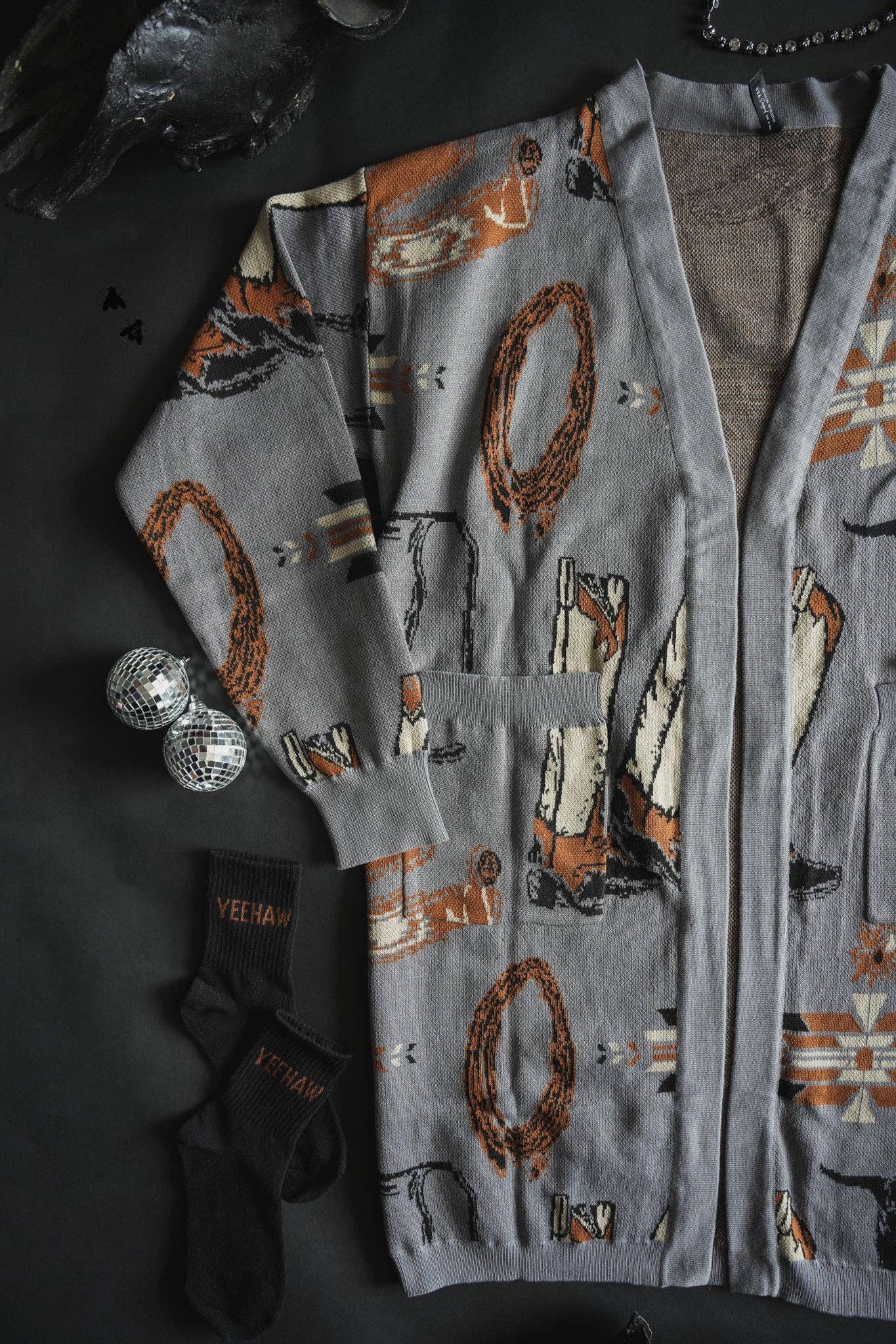 WESTY WRANGLER CARDIGAN SWEATER