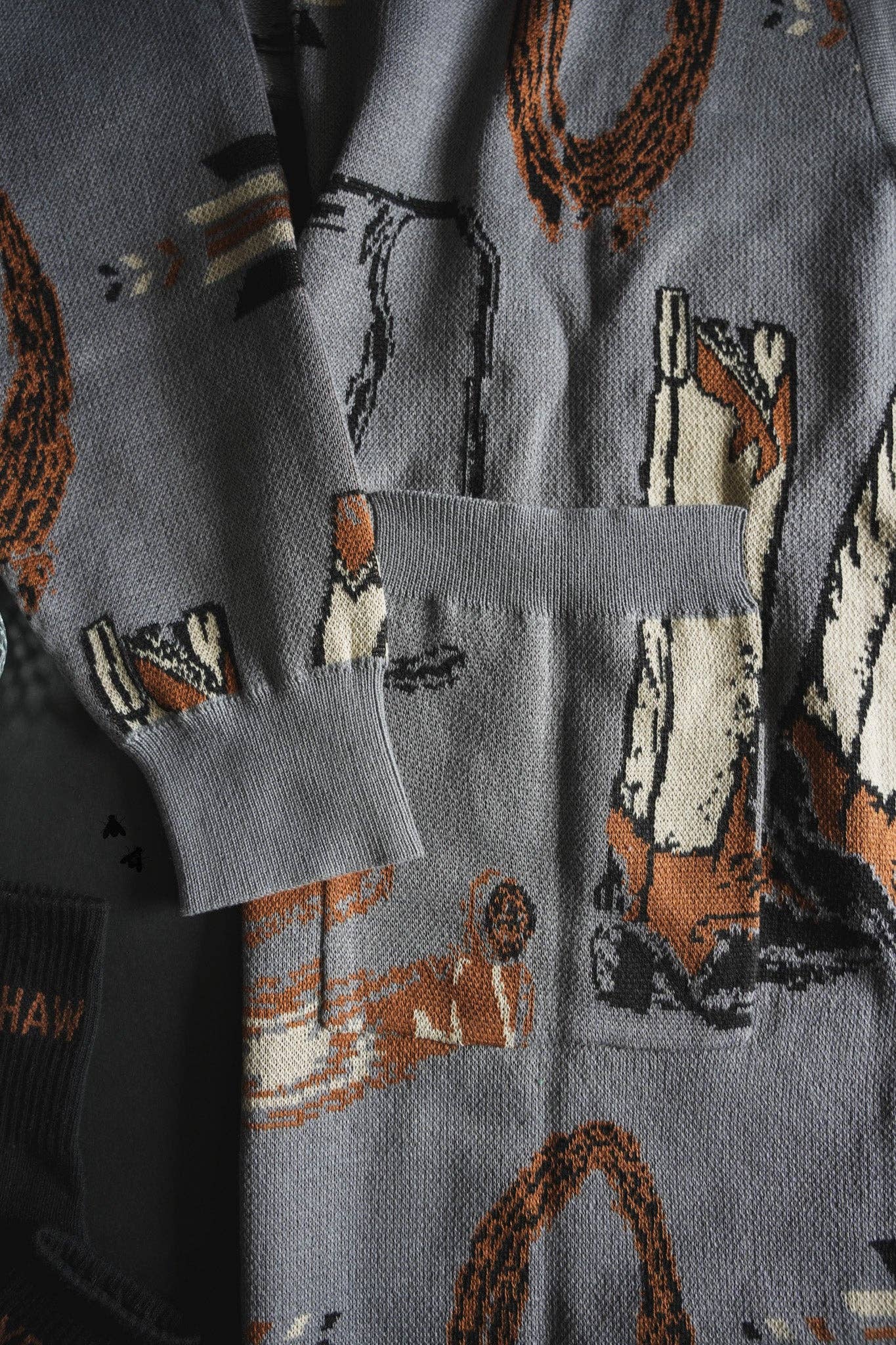 WESTY WRANGLER CARDIGAN SWEATER