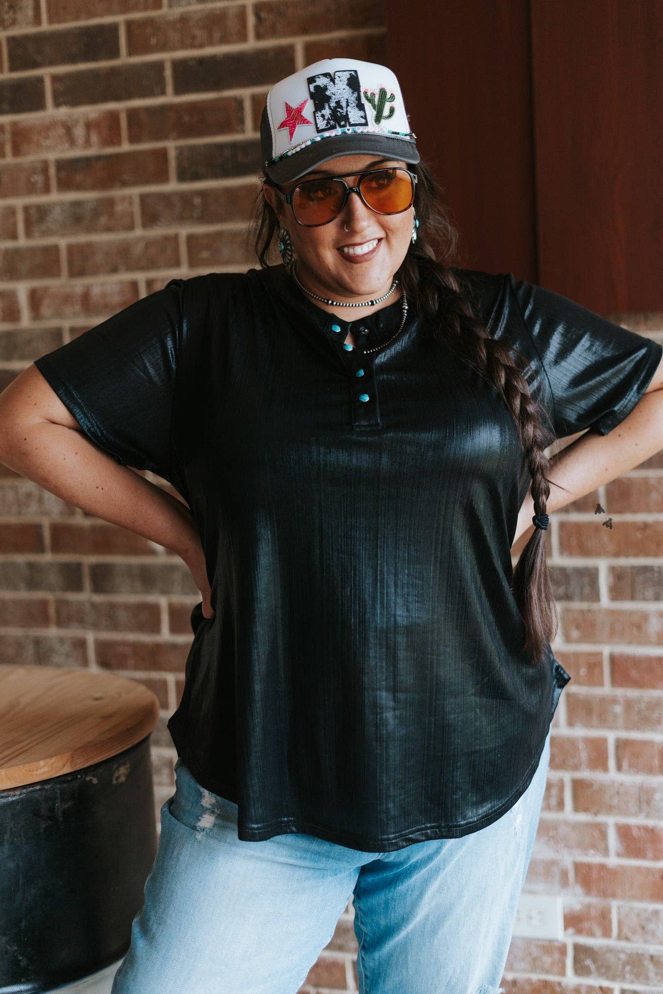 Turquoise Pearl Shirt