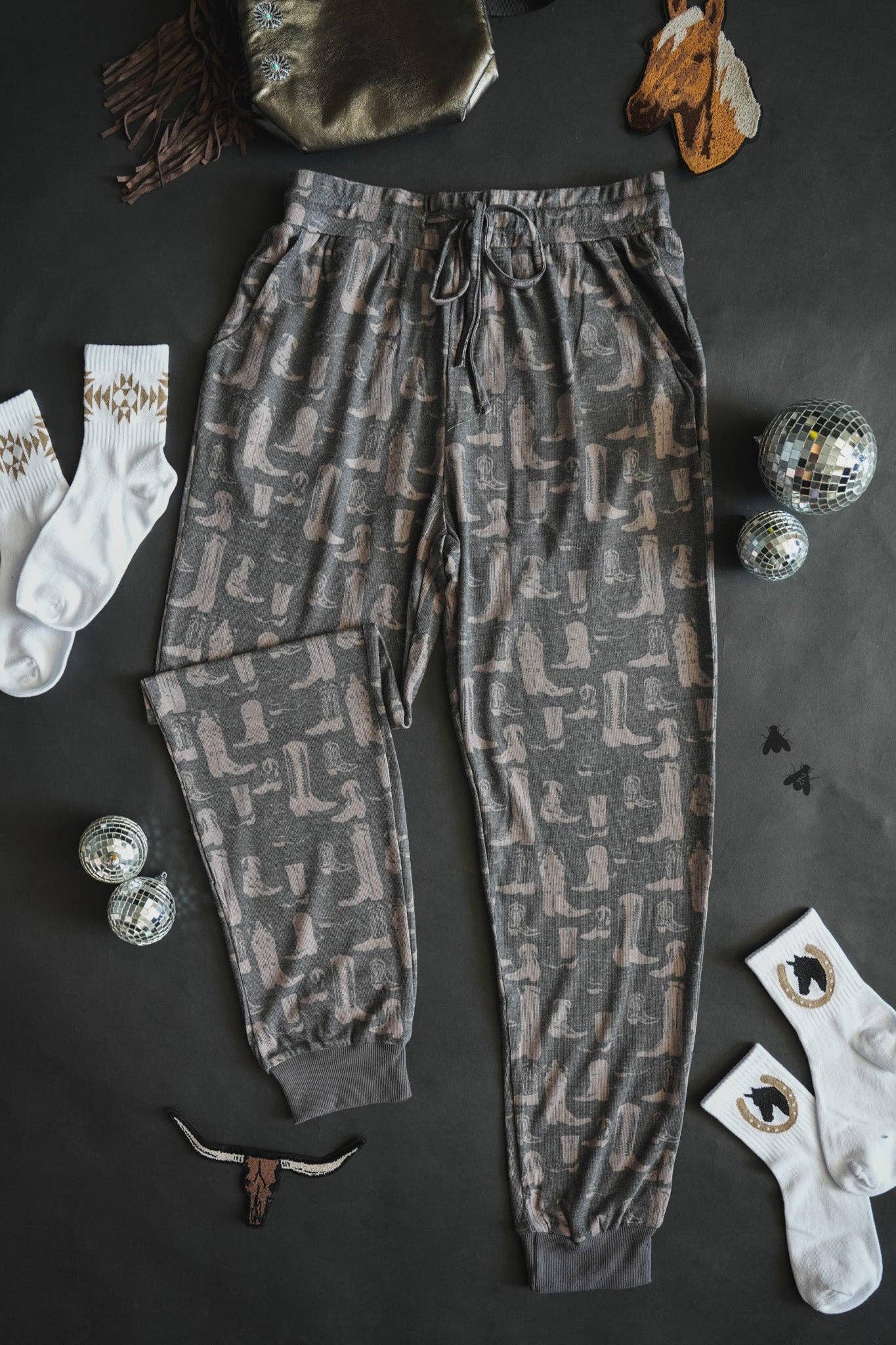 BOOT SCOOT LARIAT LOUNGE JOGGERS