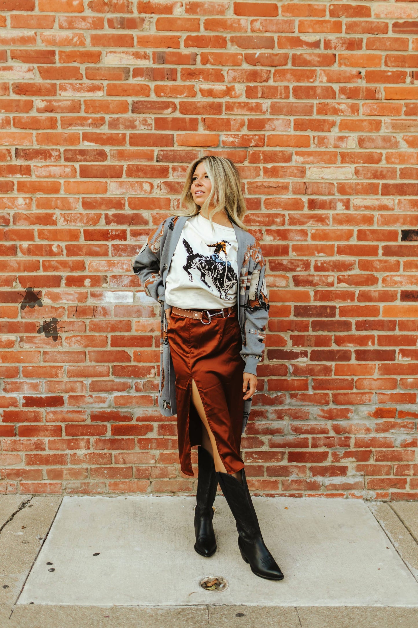 WESTY WRANGLER CARDIGAN SWEATER