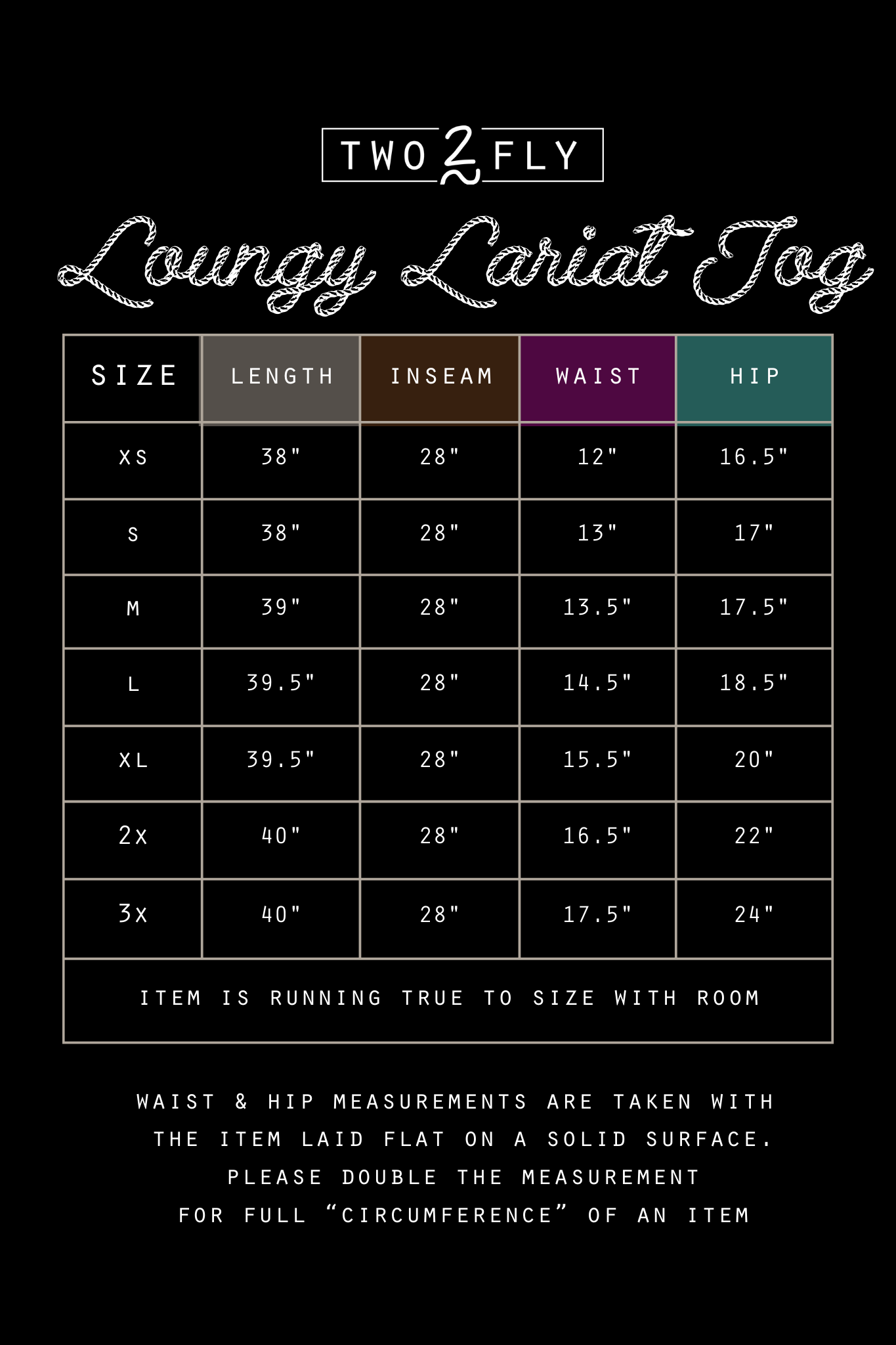 BOOT SCOOT LARIAT LOUNGE JOGGERS