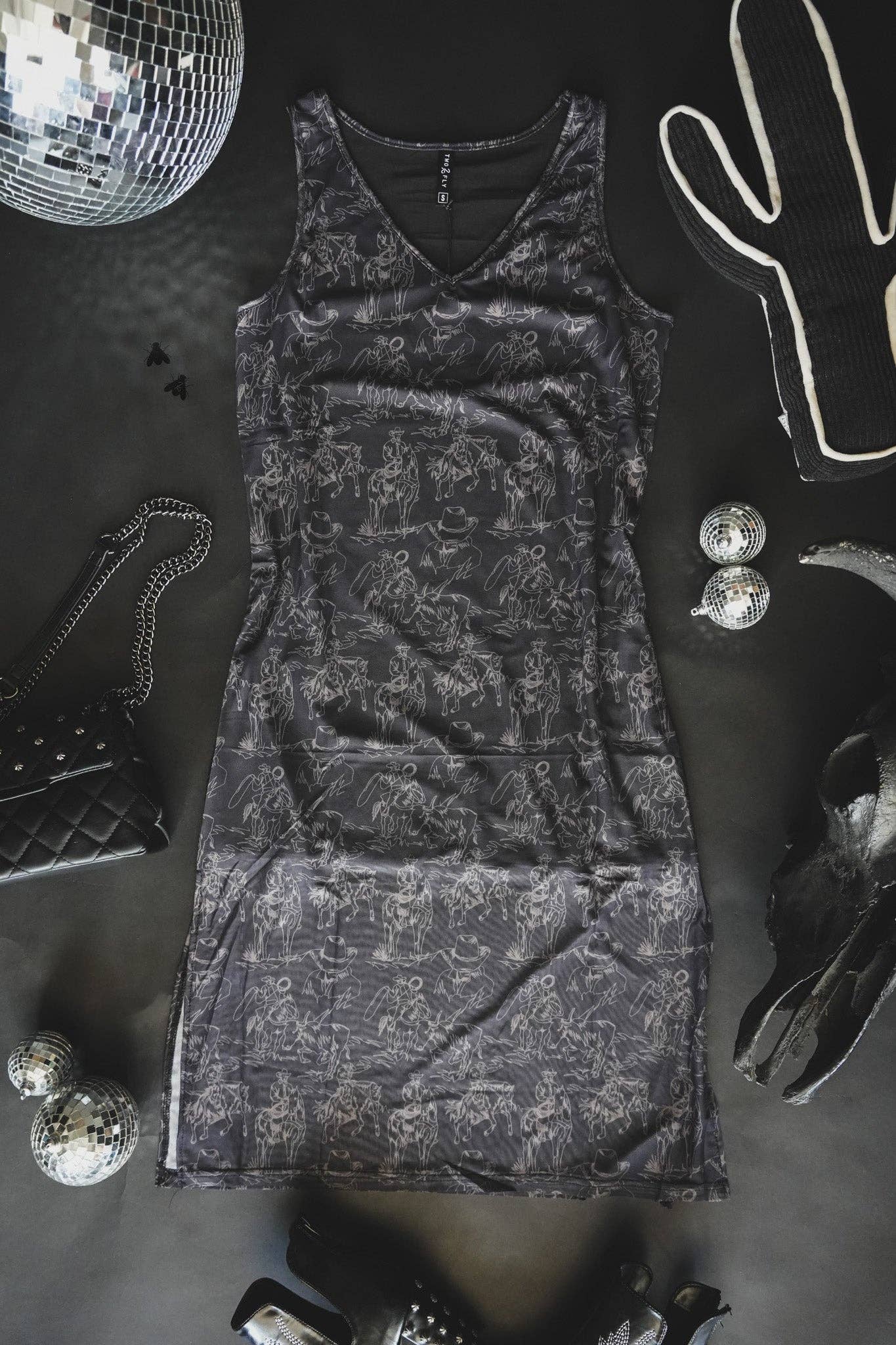THANK YOU, MESH *COWBOY DRESS