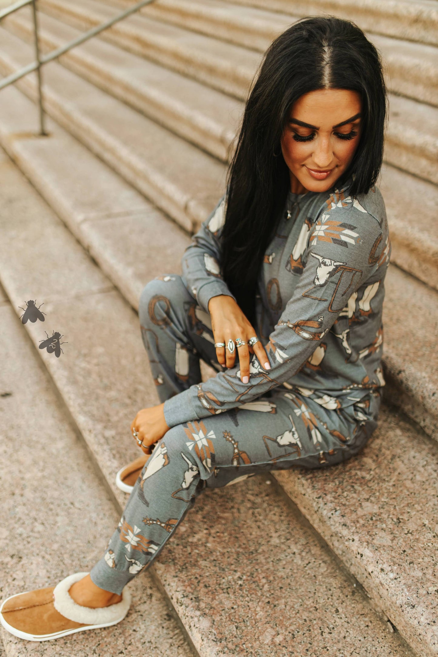 WESTY WEST LARIAT LOUNGE TOP