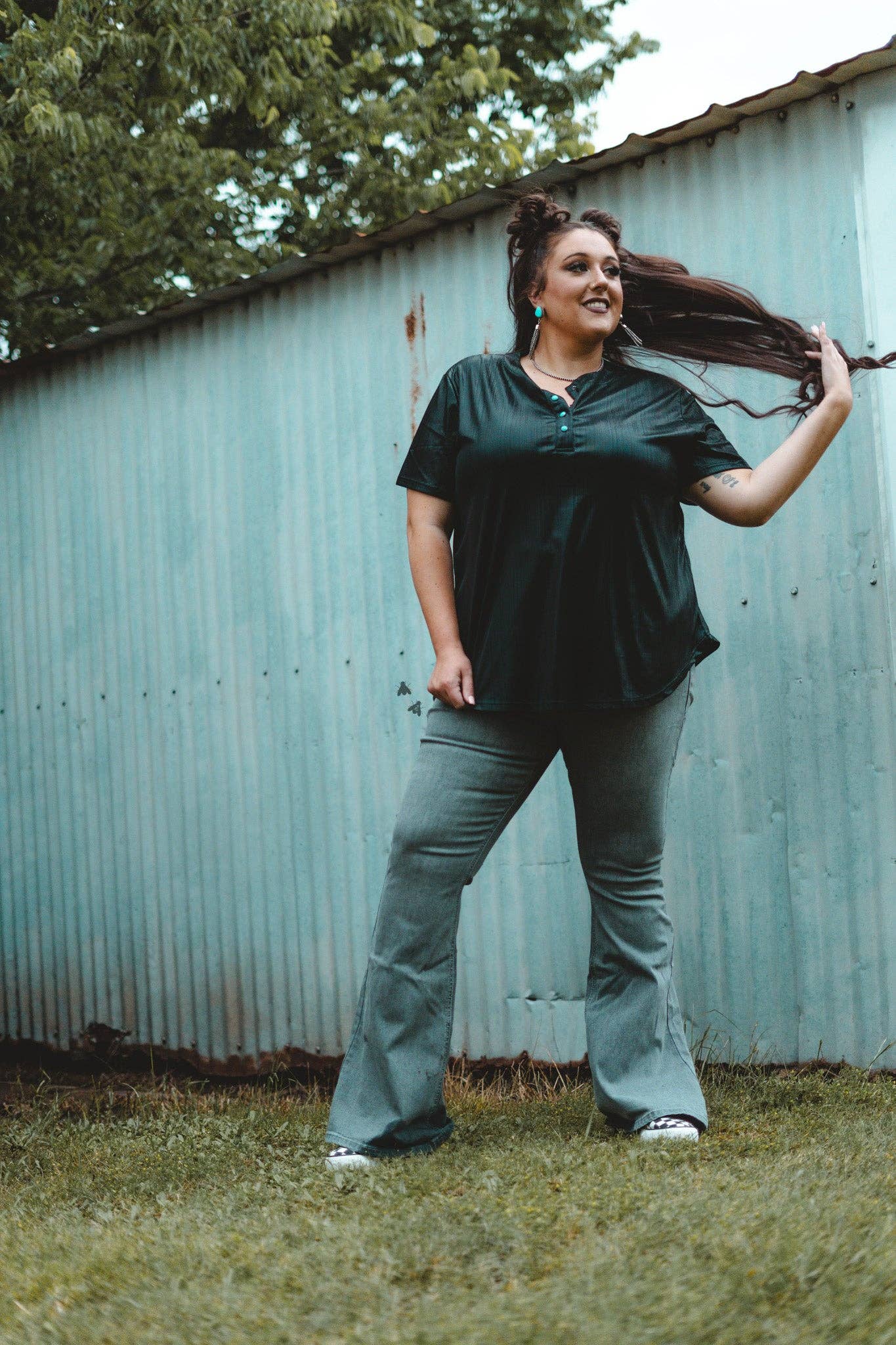 Turquoise Pearl Shirt