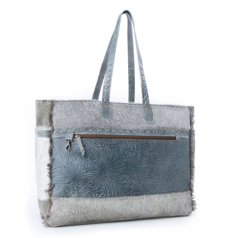 Myra Desert Willow Weekender Bag in Denim Blue