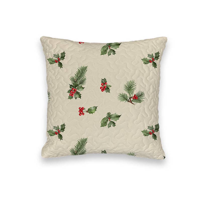 Cowboy Christmas Icon Quilted Mini Pillow 8" x 8"