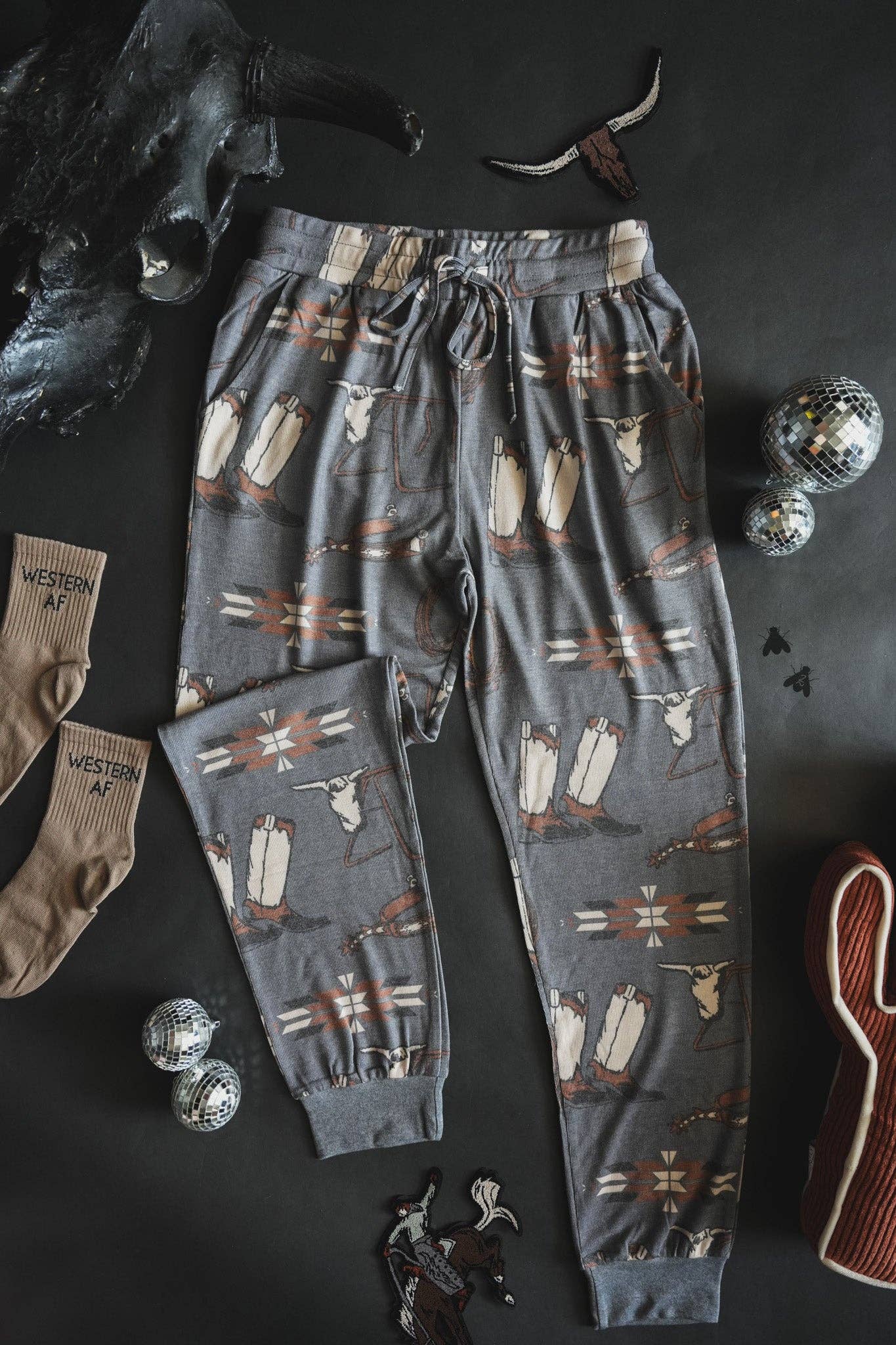 WESTY WEST LARIAT LOUNGE JOGGERS