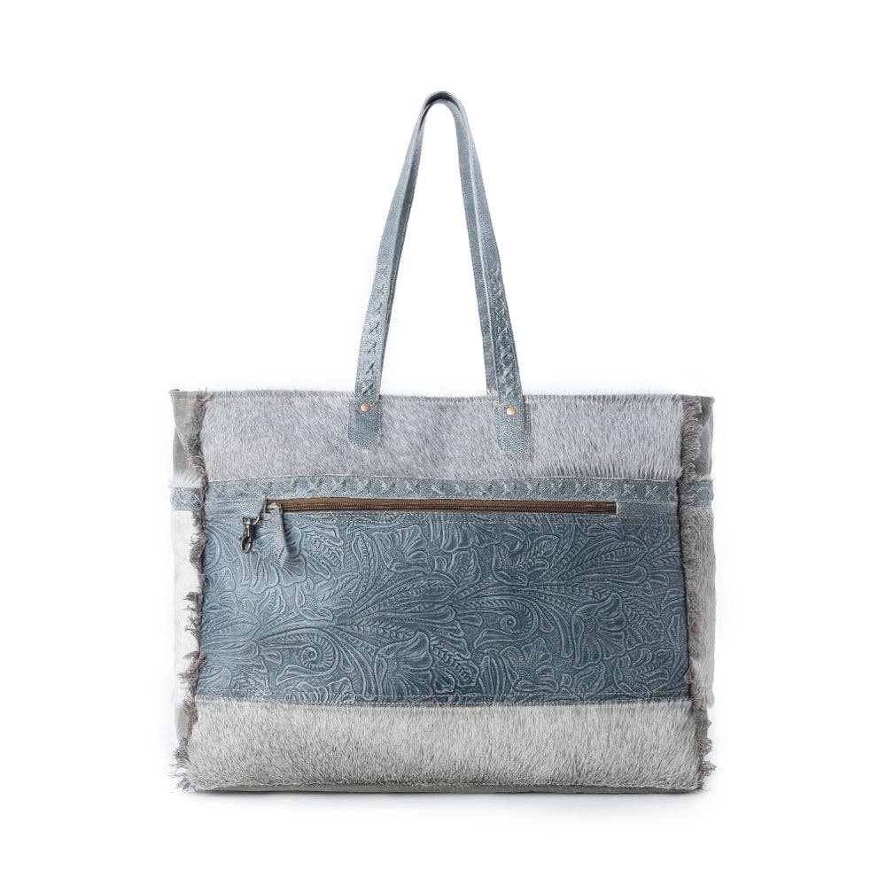Myra Desert Willow Weekender Bag in Denim Blue