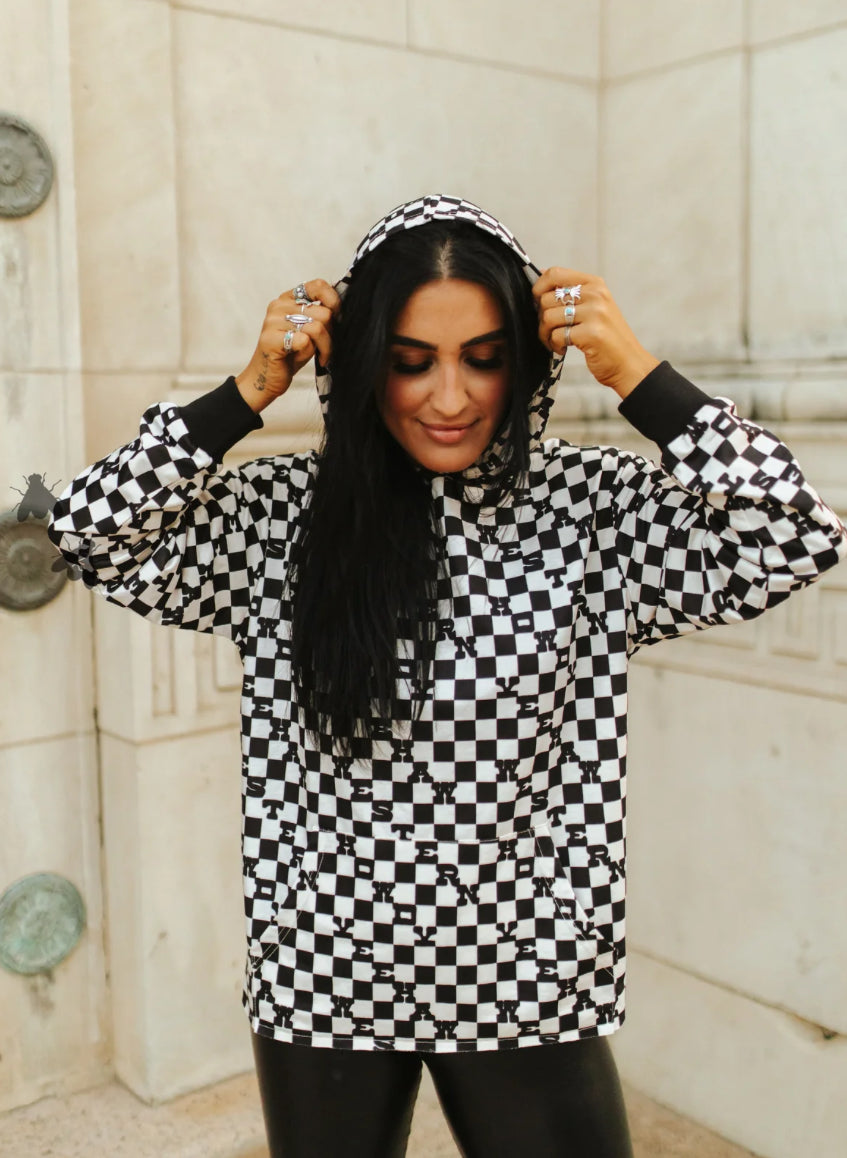 Square Dance Pullover Hoodie Shirt