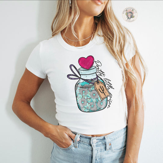 Pretty Little Poison Graphic Custom Tee-Holiday