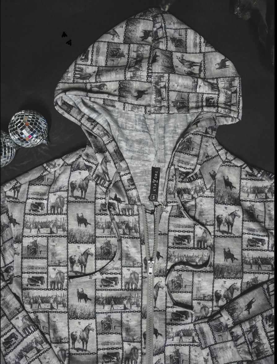 Zip It Up Pony Sweatshirt