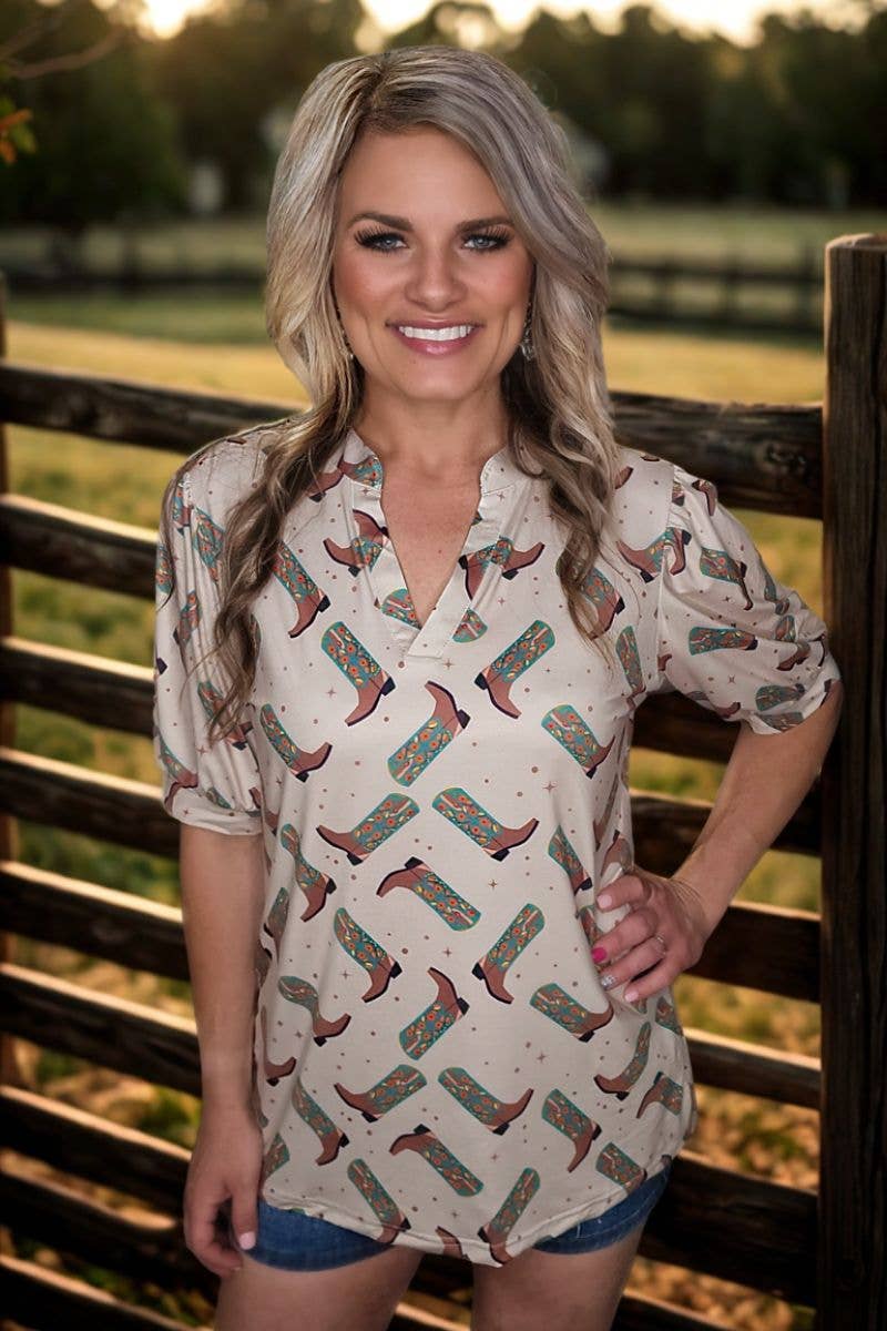 Better In Boots Top
