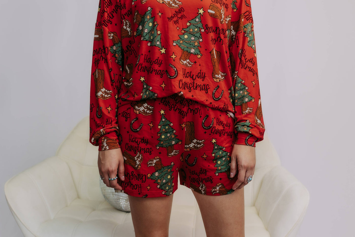 Howdy X Mas Modal Pajamas Shorts Set