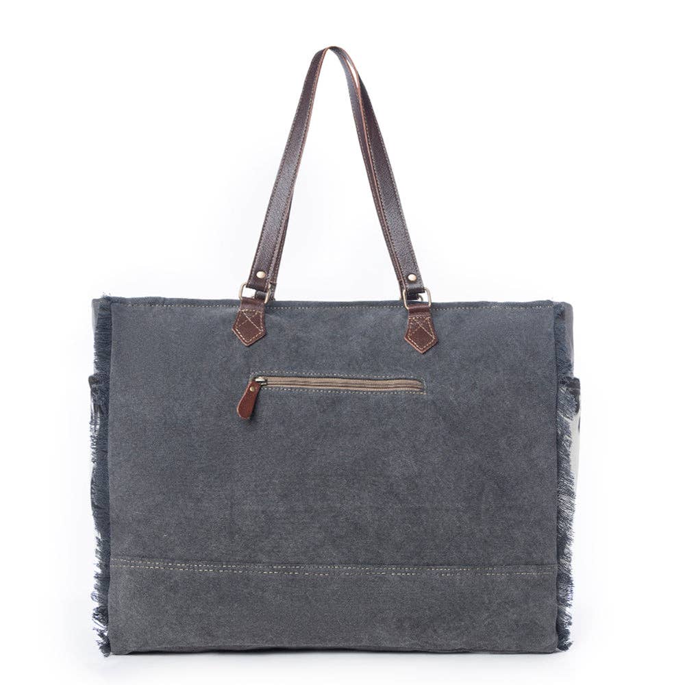 Rosalinda Cross Stitched Weekender Bag