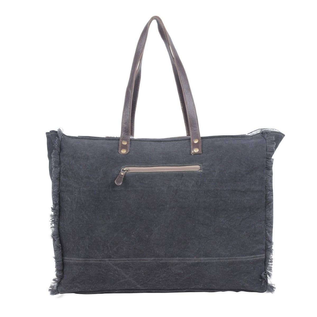 Sea Grass Canvas & Hairon Bag / Travel Bag
