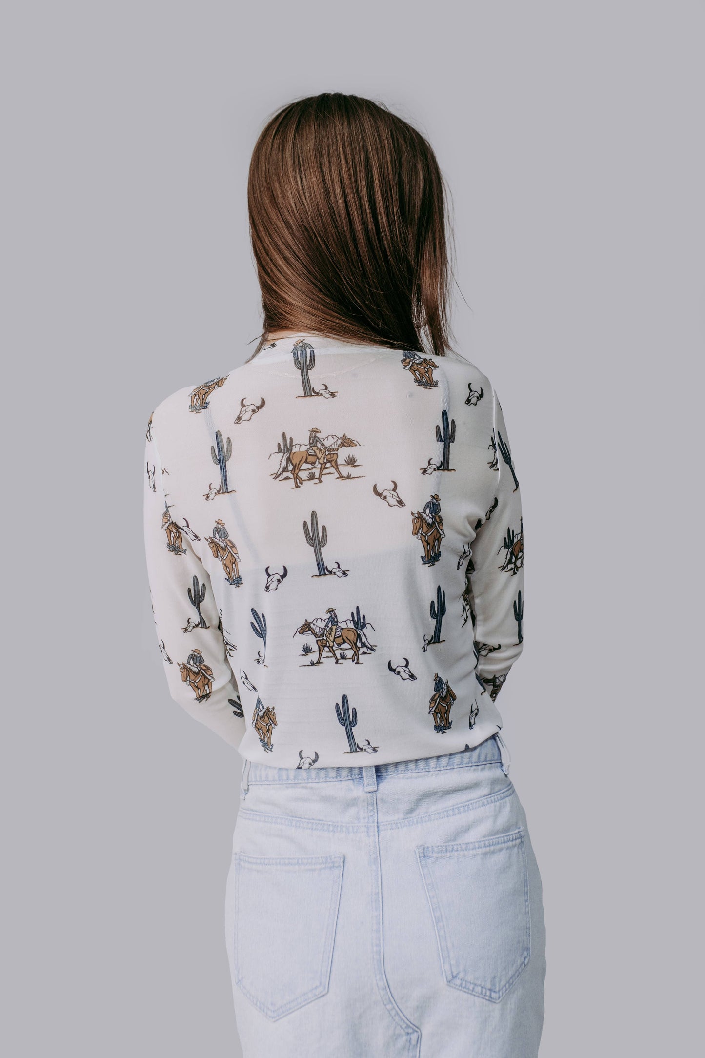 MK713 Desert Darlin' Mesh Top