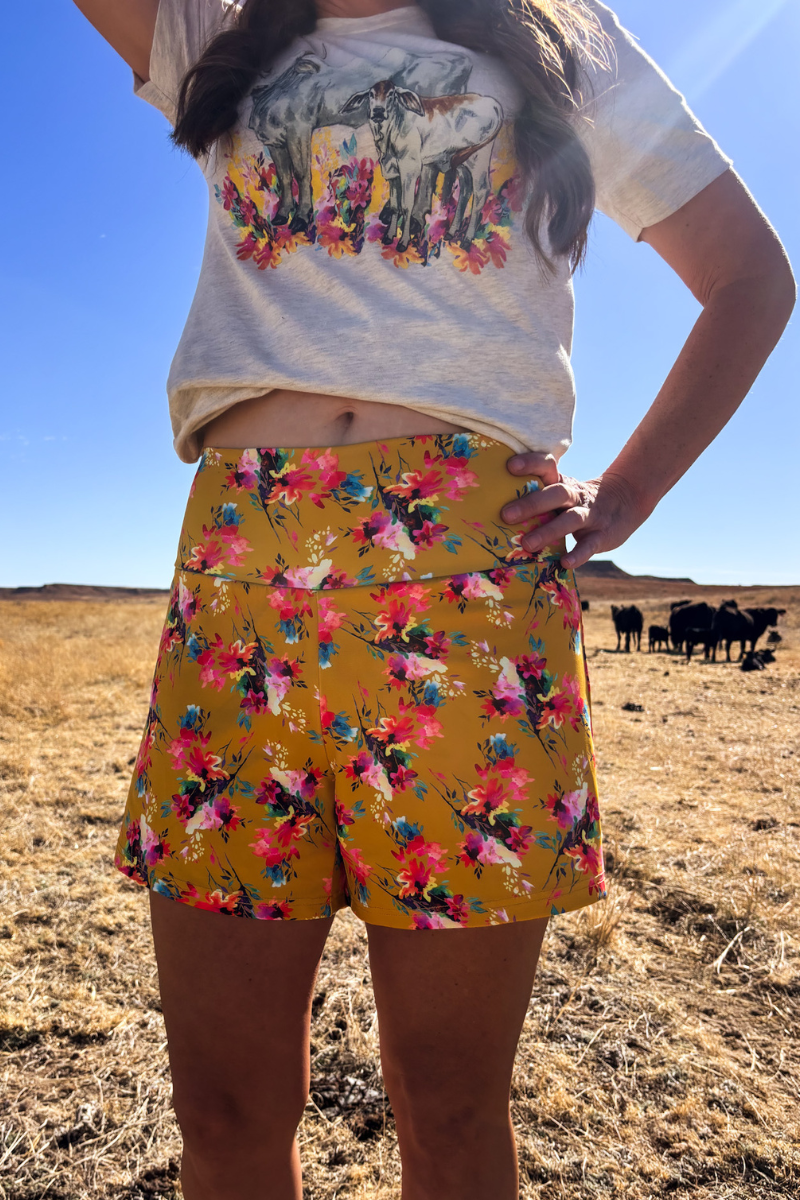 Warm Wildflower Shorts