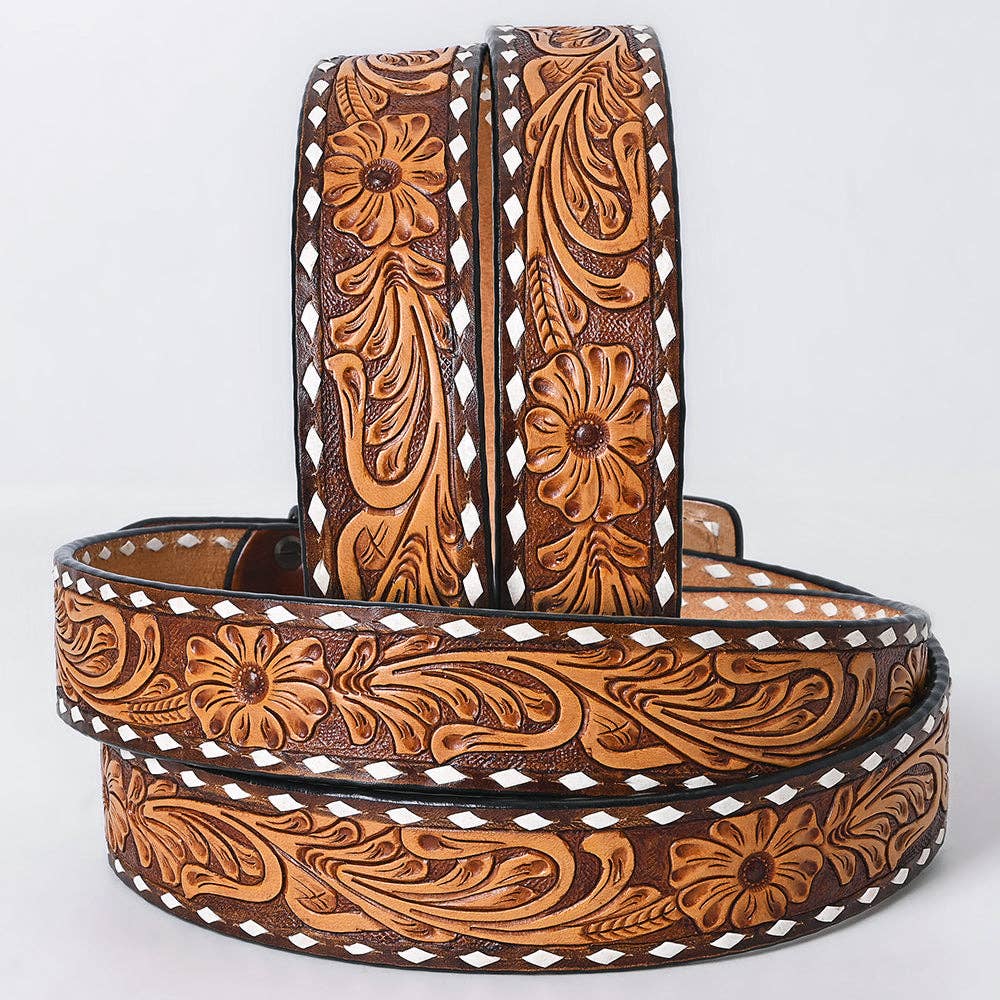 ADBLF281 Genuine American Leather Belt Men and Women
